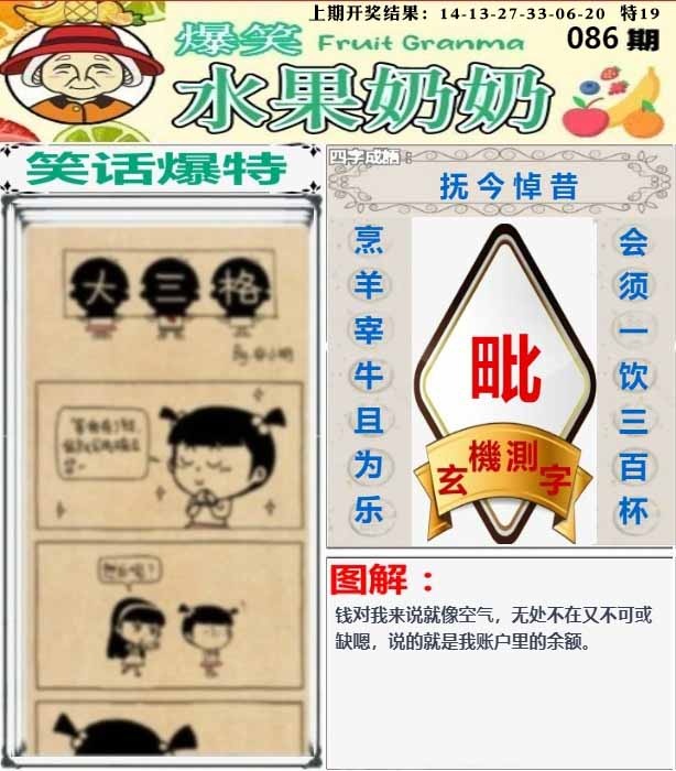 086期爆笑水果奶奶[图]